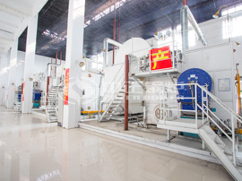郑州二马路热力公司25吨SZS系列燃气蒸汽锅炉现场