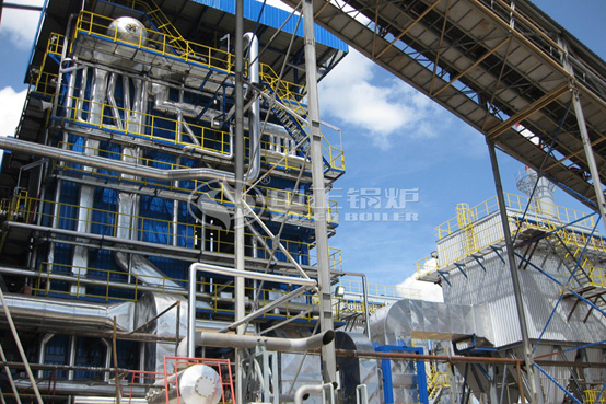出口印度尼西亚75吨DHL系列燃煤链条炉项目
