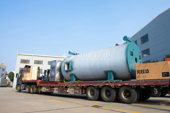 出口哈萨克斯坦360万大卡YQW系列燃气卧式导热油锅炉项目