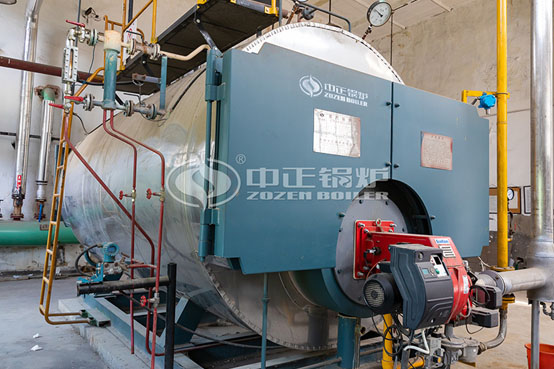 4吨WNS系列燃油燃气冷凝式蒸汽锅炉项目（国泰彩印）